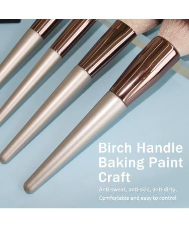 Zoreya Premium Makeup Brush Set - 15 Piece Collection for Foundation, Blush, and Eye Shadows (Cruelty-Free) - Buy Online on GoSupps.com