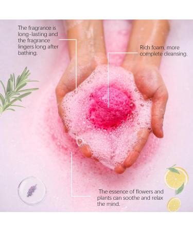Teksome Bath Balls Bath Shower Ball - Natural Bath Balls for Relaxation and Stress Relief Long-Lasting Fragrance Bath Balls - Buy Online on GoSupps.com