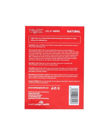 Shop VigRX Delay Wipes Enhance Performance & Confidence | Fast International Shipping - Buy Online on GoSupps.com