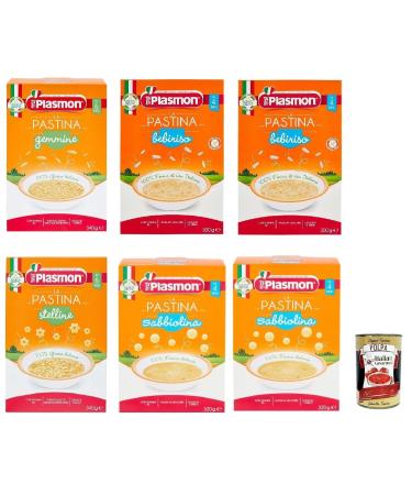 Italian Gourmet E.R. 6 x 340g packs of Plasmon Pasta + Italian Gourmet Polpa 400g