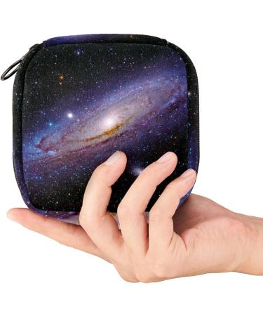 Galaxy Starry Sky Sanitary Napkin Storage Bag - Period Kit Pouch for Menstrual Cups, Nursing Pads, and Tampons (Color 12) - Buy Online on GoSupps.com