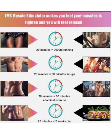 Hongxian EMS Abdominal Muscle Trainer - Portable Belly Belt with 8 Modes & 19 Intensities for Effective Ab Workout | International Shipping Available - Buy Online on GoSupps.com