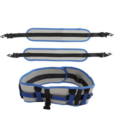 Elderly Transfer Belt High Load Capacity EVA Blue Transfer Belt Comfortable with Straps for Elderly Legs (S) - Buy Online on GoSupps.com