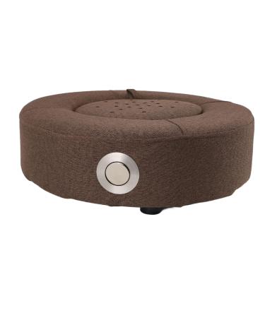 Moxibustion Cushion Home Moxa Board 360 Degree Rotation Hole Stable and Comfortable for Health Care (BROWN)