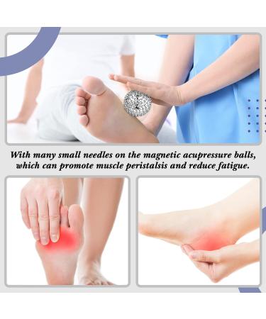 Buy 6 Spiky Magnetic Massage Balls - Igel Acupressure Hedgehog Balls for Stress Relief | Pocket Size (32mm 47mm 56mm) - International Shipping Available - Buy Online on GoSupps.com
