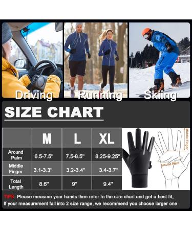 Weitars Waterproof Thermal Winter Gloves for Men Women - Ideal for Work, Sports, Running, Cycling, Driving, and Hiking - Large Size - Buy Online on GoSupps.com