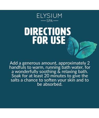 Elysium Spa Muscle & Bath Soak with Menthol - Relax and Soothe Aching Muscles - Buy Online on GoSupps.com