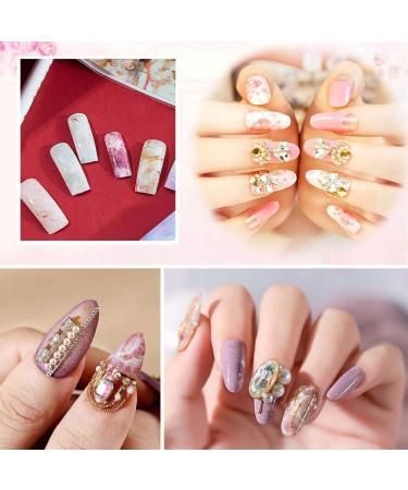Colorful Marble Nail Foil Transfer Sticker Set - 10 Rolls for Nail Art Designs - Buy Online on GoSupps.com
