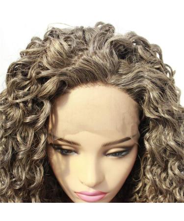 Buy Linen Brown Wavy Long Curly Hair Wig | Small Rolls Ladies Wig | International Shipping Available - Buy Online on GoSupps.com