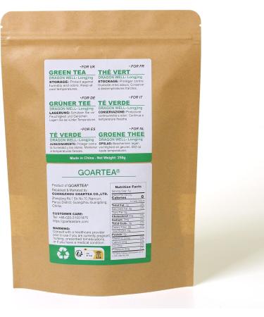  GOARTEA GOARTEA 250g (8.8 Oz) West Lake Xihu Long Jing Longjing Th Vert Dragon Well Spring Loose Leaf Chinese Dragonwell Green Tea - Buy Online on GoSupps.com