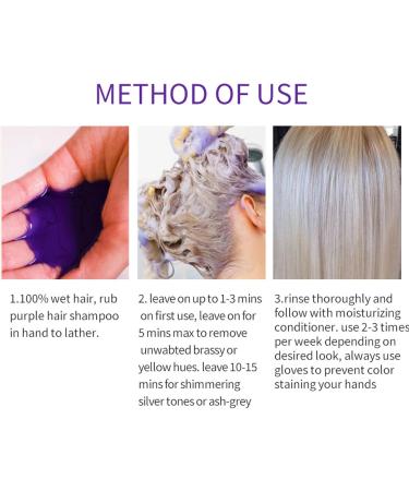  Nexolla silver purple shampoo for blonde hair no yellow shampoo blonde shampoo silver shampoo for blonde hair intense silver shampoo - anti-yellowing - Buy Online on GoSupps.com