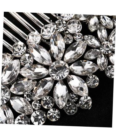 Angoily Hair Comb for Bride Pearl Veil Green Faux Fur Scrunchies Bride Hair Clip Pearl Hair Pin Pearl Hair Barrettes Bridal Veil Pearl Hair Clip Bride Comb Wedding Rhinestone - Buy Online on GoSupps.com