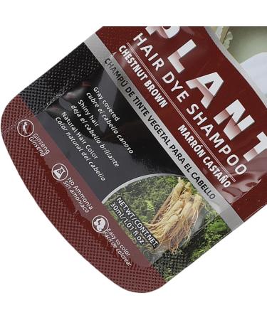  LUCKDANO No Damage Brown Bubble Hair Shampoo for Gray Hair Coverage 30ml x 10 - Buy Online on GoSupps.com