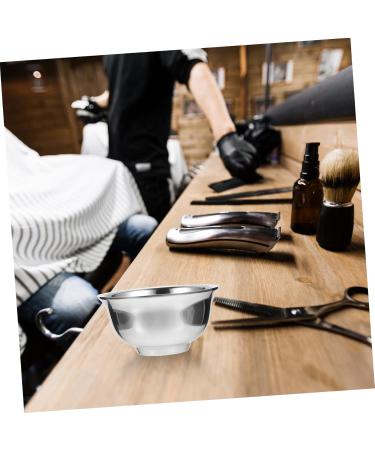 Angoily Stainless Steel Mixing Bowl - Ideal for Hair Dye Shaving Foam & Soap - Essential Shaving Tool & Accessories for Men - Buy Online on GoSupps.com