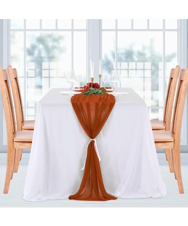 Terracotta Wedding Arch Draping Fabric Panels - 19ft x 28in - Bridal Party Decoration - Buy Online on GoSupps.com