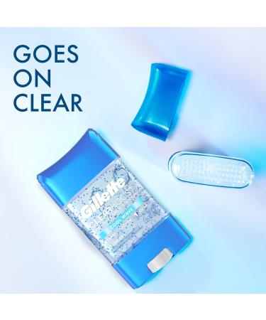 Gillette Men's Cool Wave Scent Clear Gel Antiperspirant Deodorant 2.85 oz (Pack of 3) - Buy Online on GoSupps.com