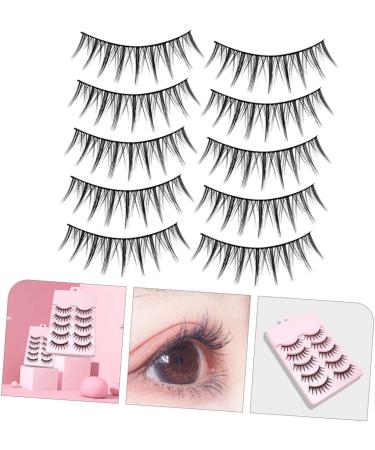 minkissy 30 Pairs Fake Eyelashes False Eyelashes Fake Lashes Individual False Lashes Soft Light Natural False Lashes for Women Eye Lashes False Lashes Wispy Women Eyelashes Fiber Prom Set - Buy Online on GoSupps.com