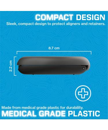INVISALIGN Aligner and Retainer Case, Black - Buy Online on GoSupps.com