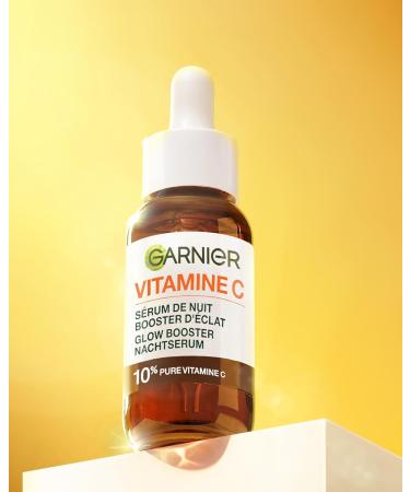 Garnier Skin Active 10 Pure Vitamin C AntiPigmentation Spots Night Serum with Hyaluronic Acid 30ml - Buy Online on GoSupps.com