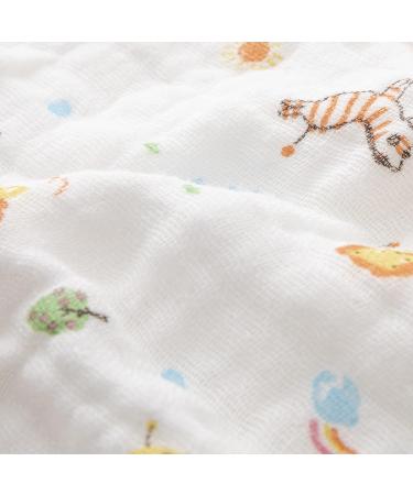 HBselect 10 Soft Bamboo Baby Washcloths - High-Quality Towels with Hanging Rope - 25x25 cm - Perfect for Gentle Baby Care - Buy Online on GoSupps.com