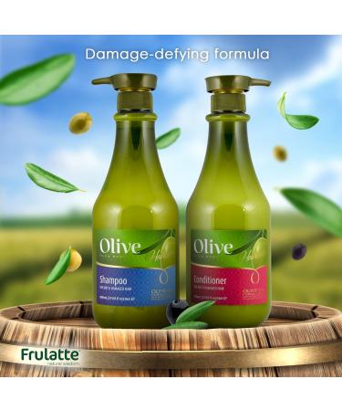 Pure Olive Oil Clarifying Shampoo & Conditioner Set | Hydrating Formula with Shea & Argan Oil for Dry Damaged Hair | Hair Growth for Women & Men - Shop Internationally - Buy Online on GoSupps.com