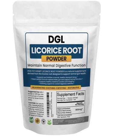 Kidney Restore DGL Licorice Root Powder Supplement - Made from Licorice Root Extract for Digestive Health and Gut Lining Support - Deglycyrrhizinated Mulethi Powder for Gut Wellness - 140 Servings 4 Ounce (Pack of 1)