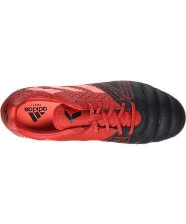 adidas Men's Kakari Elite (sg) Rugby Shoe - Core Black/Signal Coral/Scarlet - Size 12.5 UK - Buy Online on GoSupps.com