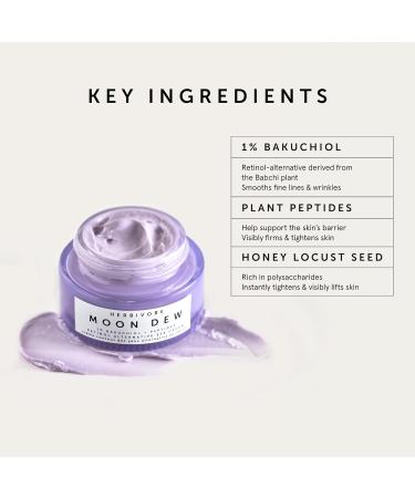 HERBIVORE Bakuchiol Retinol Alternative Eye Cream | Vegan & Cruelty-Free | Smooths Skin Reduces Fine Lines & Puffiness - 15 mL - Buy Online on GoSupps.com