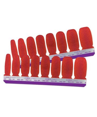 Color Street Prey-monition Nail Strips - Eat Prey Love, 16 Count (Pack of 1) Red & Orange - Buy Online on GoSupps.com