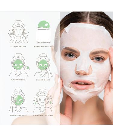 24PK Cucumber Essence Face Masks - Korean Skincare Facial Sheet Mask for Radiant Skin - Buy Online on GoSupps.com