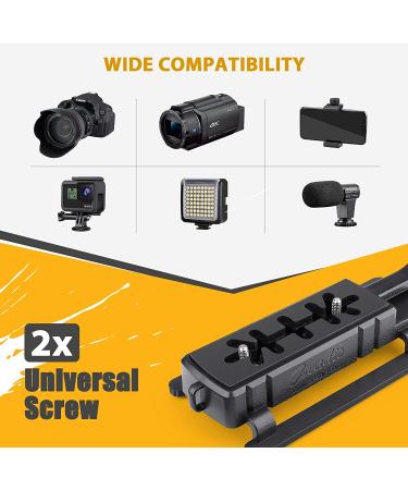 Zeadio Video Action Stabilizing Handle Grip for DSLR Camera - Hot-Shoe Mount Compatible with Canon, Nikon, Sony, Panasonic, and More - Buy Online on GoSupps.com