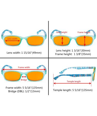 Eyekepper 3 Pack Floral Blue Light Filter Reading Glasses +1.25 with Orange Tinted Lenses | Computer Readers for Women | Blue Light Blocking | Anti-Glare | 3 Pairs - Buy Online on GoSupps.com