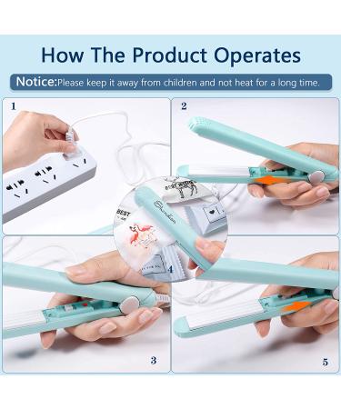 Mini Bag Sealer - Handheld Heat Vacuum Portable Resealer for Snack Bags (Blue) - Buy Online on GoSupps.com