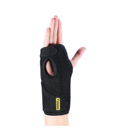 Wrist Brace Yosoo Night Sleep Adjustable Neoprene 1 Pair Wrist Splint Hand Brace for Wrist Carpal Tunnel Syndrome Support Arthritis Sprains and Bursitis Black Wrist Support - Buy Online on GoSupps.com