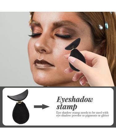 Minkissy Eyeshadow Stamp Crease Tool - Silicone Eye Shadow Applicator for Easy Cut Crease Makeup - Portable and Convenient Eye Makeup Tool for Women - Buy Online on GoSupps.com