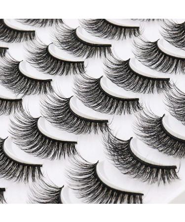 Shop Hopper 20 Pairs 3D Natural False Eyelashes | Dramatic Volume & Makeup Extensions - International Shipping - Buy Online on GoSupps.com