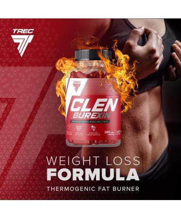 Trec Nutrition Clenburexin 90 Caps - Advanced Thermogenic Fat Burner with Green Tea Caffeine & L-Tyrosine | Boost Metabolism & Energy includes Yerba Mate & Cayenne - Buy Online on GoSupps.com