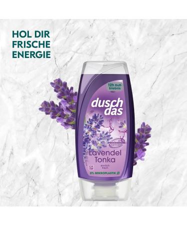 Duschdas Lavender Tonka Shower Gel - 6 Pack | Refreshing Daily Body Wash with Pampering Fragrance - 225 ml Each - Buy Online on GoSupps.com
