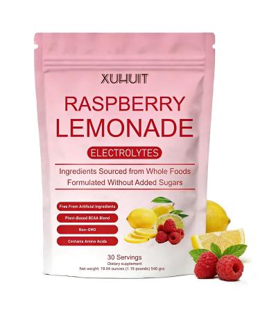 FW ZONE Raspberry Lemonade Electrolyte Drink Mix Powder with Coconut Water & Essential Minerals Monk Fruit & Stevia Sweetened No Artificial Flavors or Sweeteners 30 Servings