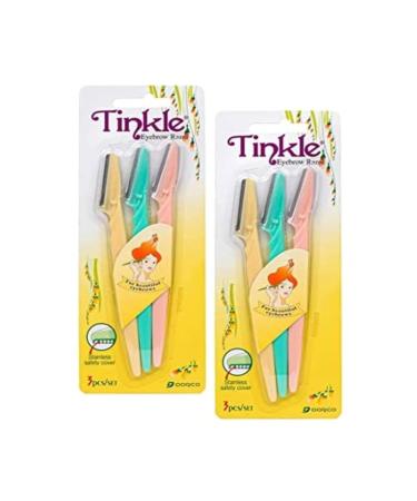 Tinkle Eyebrow Razors - 6 Pack Dermaplane Tool for Women | Safe & Easy Facial Grooming - Buy Online on GoSupps.com