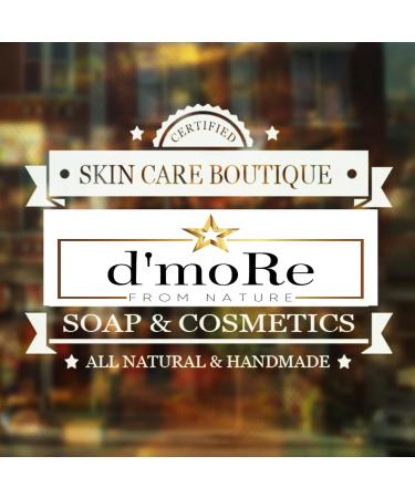  d moRe d'moRe - Certified Aleppo Classic Soap - 50% Laurel Oil - 50% Olive Oil - 6 Years Aged - Shower Soap for Hair - (2 Aleppo Soaps 50% Bay Oil 50% Olive Oil) - Buy Online on GoSupps.com