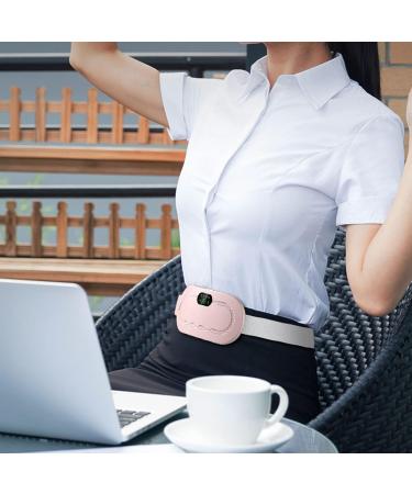 4 Gears Electric Waist Heating Belt - USB Hot Compress & Acupressure Massage | Wireless Heating Pillow for Women & Girls - Buy Online on GoSupps.com