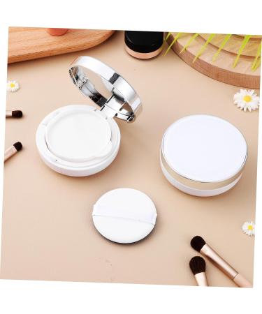 Beavorty Cushion Foundation Case Empty Cushion Compact Case 2pcs Empty Makeup Puff Boxes Small Loose Powder Boxes Women Body Powder Containers - Buy Online on GoSupps.com