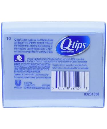 Q-Tips 30 Count (3-Pack) - Precision Cotton Swabs for Makeup & Skincare - Buy Online on GoSupps.com