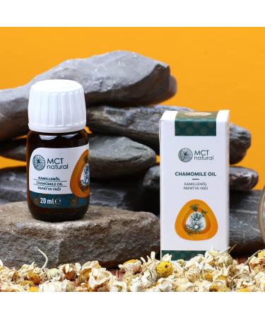 MCT Natural Chamomile Oil 20ml | 100% Natural Aromatherapy & Massage Oil | Anti-Inflammatory & Antibacterial Care Oil - Fast International Shipping - Buy Online on GoSupps.com