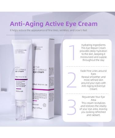 Korea Active Anti-Wrinkle Eye Cream | Pro-Xylane Anti-Aging Emulsion for Fine Lines Moisturizing & Tightening - Buy Online on GoSupps.com