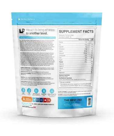 Limitless Pharma Pure Whey Isolate | High Protein Whey Isolate Protein Powder | 27g Protein 6g BCAAs Sugar Free Gluten Free Low Carb Low Lactose | 30 Servings 2LB (Maple Brown Sugar) Maple Brown Sugar 2LB - Buy Online on GoSupps.com