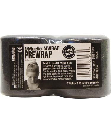 Mueller M Wrap 2-Pack Black Rolls - Flexible Athletic Tape for Support and Compression - Buy Online on GoSupps.com