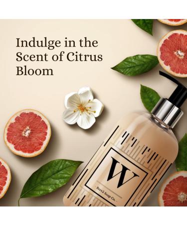 Personalized Monogrammed Liquid Hand Soap - Letter A | Citrus Bloom Scent | Cruelty-Free & Paraben-Free | 12 oz | Ideal for Bathroom Decor - Buy Online on GoSupps.com