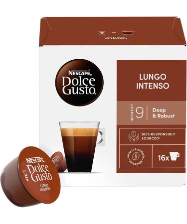 Nescaf Dolce Gusto Lungo Intenso - Coffee - 96 Capsules (Pack of 6 x 16 bottles) - Buy Online on GoSupps.com